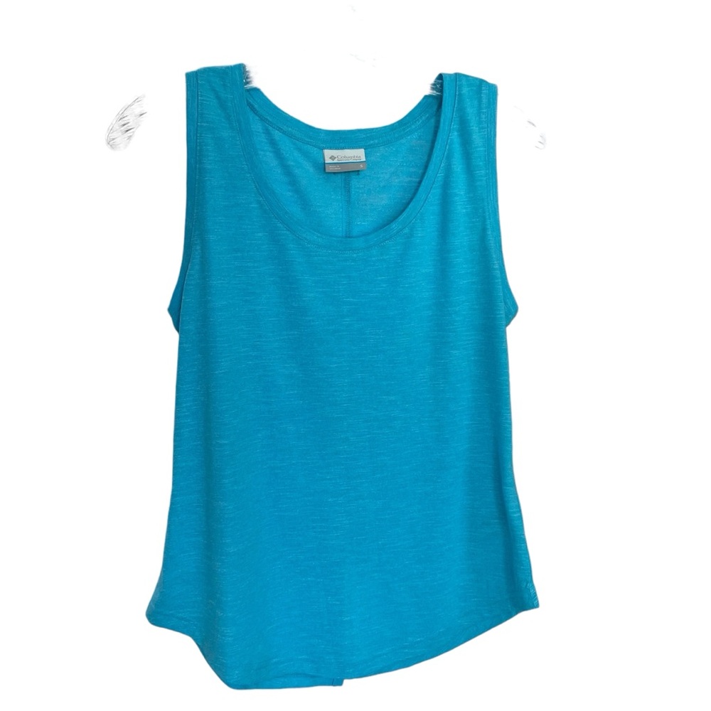 Columbia scoop neck, sleeveless tank top/shirt in size small.
